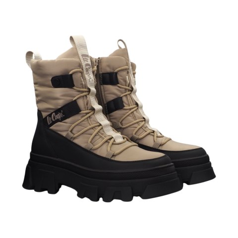Buty damskie Lee Cooper brązowo-czarne LCJ-24-47-3143LA Lee Cooper Buty damskie Lee Cooper brązowo-czarne LCJ-24-47-3143LA Lee Cooper