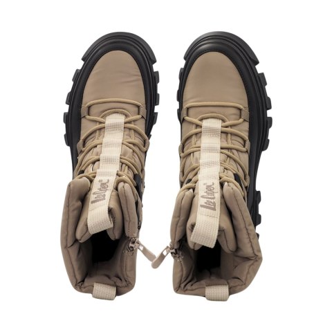 Buty damskie Lee Cooper brązowo-czarne LCJ-24-47-3143LA Lee Cooper Buty damskie Lee Cooper brązowo-czarne LCJ-24-47-3143LA Lee Cooper
