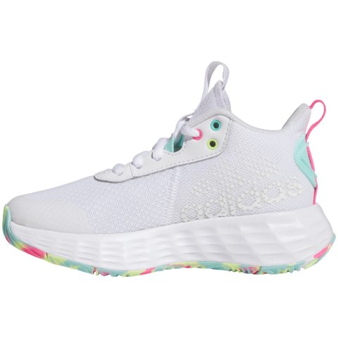Buty dla dzieci adidas Ownthegame 2.0 biało-niebieskie IF2696 Adidas Buty dla dzieci adidas Ownthegame 2.0 biało-niebieskie IF2696 Adidas