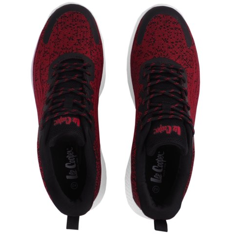 Buty męskie Lee Cooper czerwono-czarne LCW-22-32-1228M Lee Cooper Buty męskie Lee Cooper czerwono-czarne LCW-22-32-1228M Lee Cooper