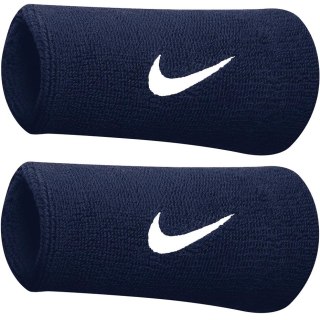 Frotki na rękę szerokie Nike Swoosh Doublewide granatowe 2szt NN05416 Nike