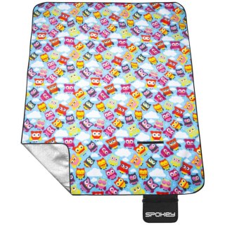 Koc piknikowy Spokey OWL Sowy 180cmx210cm 835240 Spokey