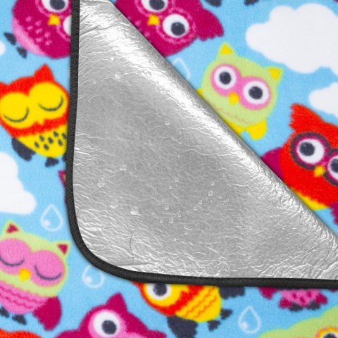 Koc piknikowy Spokey OWL Sowy 180cmx210cm 835240 Spokey Koc piknikowy Spokey OWL Sowy 180cmx210cm 835240 Spokey