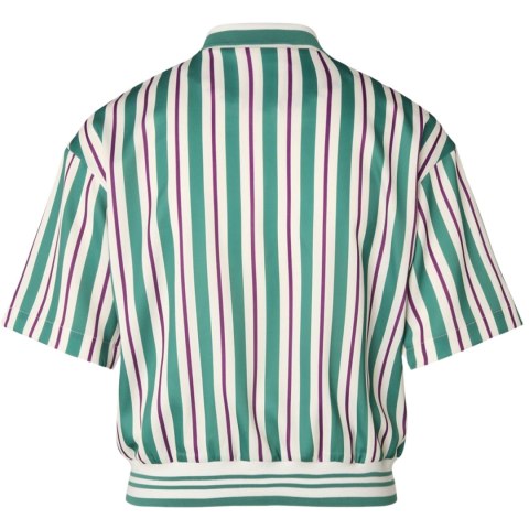 Koszulka damska polo Fila Lassance zielono-kremowa FAW0996 13382 Fila Koszulka damska polo Fila Lassance zielono-kremowa FAW0996 13382 Fila