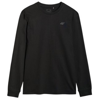 Koszulka męska 4F Longsleeve M432 głęboka czerń 4FWMM00TLONM432 20S 4F