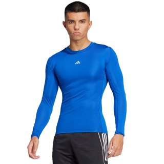 Koszulka męska adidas Techfit Long Sleeve Tee niebieska JP2921 Adidas teamwear