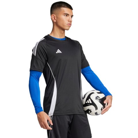 Koszulka męska adidas Techfit Long Sleeve Tee niebieska JP2921 Adidas teamwear Koszulka męska adidas Techfit Long Sleeve Tee niebieska JP2921 Adidas teamwear
