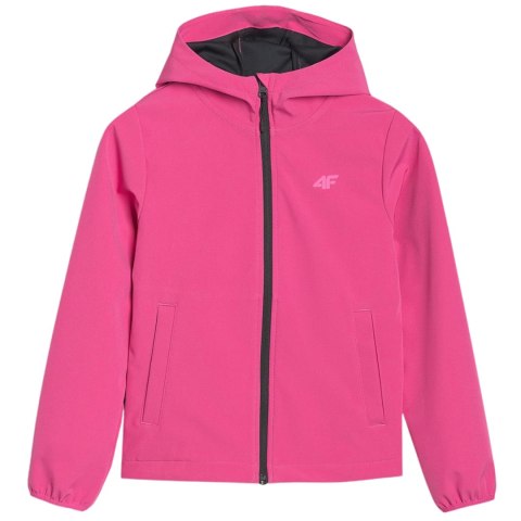 Kurtka dla dziewczynki softshell 4F F305 różowa 4FJWSS25TSOFF305 54S 4F Kurtka dla dziewczynki softshell 4F F305 różowa 4FJWSS25TSOFF305 54S 4F
