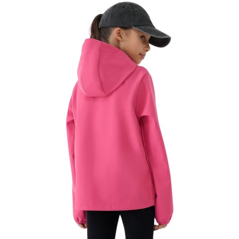 Kurtka dla dziewczynki softshell 4F F305 różowa 4FJWSS25TSOFF305 54S 4F Kurtka dla dziewczynki softshell 4F F305 różowa 4FJWSS25TSOFF305 54S 4F