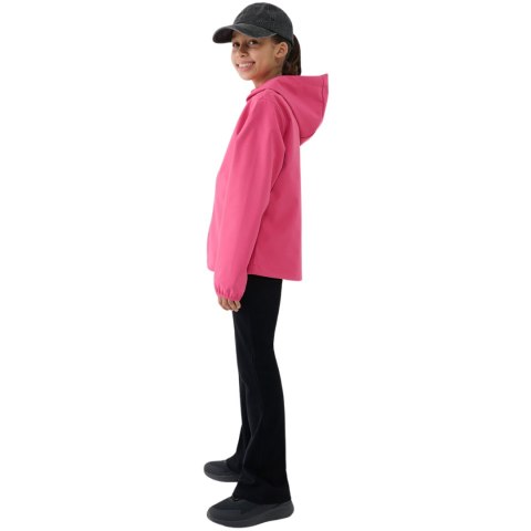 Kurtka dla dziewczynki softshell 4F F305 różowa 4FJWSS25TSOFF305 54S 4F Kurtka dla dziewczynki softshell 4F F305 różowa 4FJWSS25TSOFF305 54S 4F