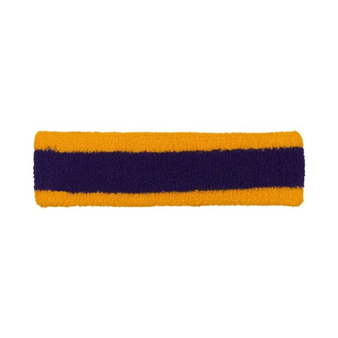 Opaska na głowę Nike Swoosh fioletowo-żółta N0001544730 Nike
