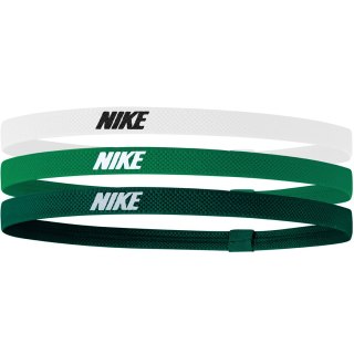 Opaski na włosy Nike Elastic 3 szt. zielono-białe N1004529146OS Nike