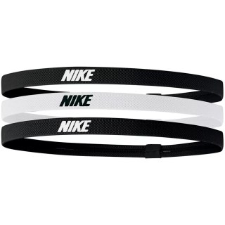 Opaski na włosy Nike Hairbands 3 szt czarna, biała, czarna N1004529036OS Nike