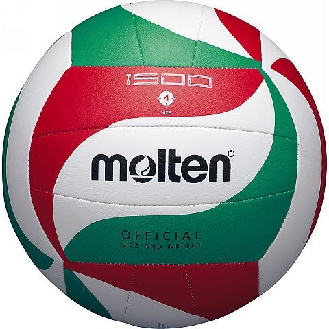 Piłka siatkowa Molten V4M1500 biało-czerwono-zielona Molten Piłka siatkowa Molten V4M1500 biało-czerwono-zielona Molten