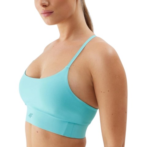 Stanik sportowy 4F F096 niebieski 4FWSS24USBAF096 33S 4F