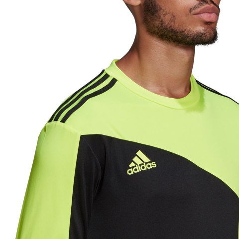 Bluza bramkarska męska adidas Squadra 21 Goalkeeper Jersey czarno-limonkowa GN5795 L Adidas teamwear