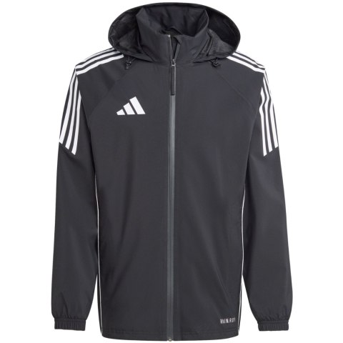 Kurtka męska adidas Tiro 24 Rain czarno-biała IJ7390 S Adidas teamwear