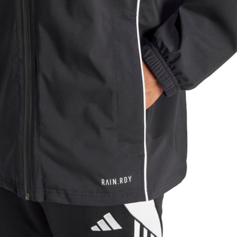 Kurtka męska adidas Tiro 24 Rain czarno-biała IJ7390 S Adidas teamwear