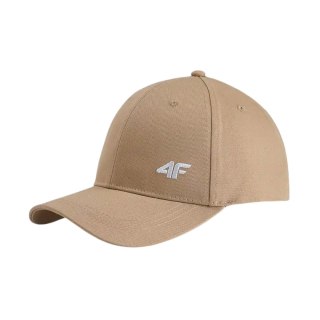 Czapka z daszkiem 4F U552 beżowa 4FWSS26ACABU552 83S XS/S 4F