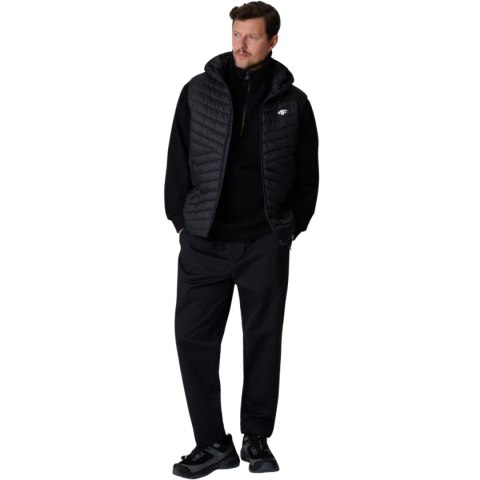 Kamizelka męska 4F M344 głęboka czerń 4FWSS26TVJAM344 20S 2XL 4F