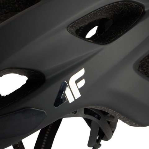 Kask rowerowy 4F U135 roz.L 59-61 cm głęboka czerń 4FWSS26AHELU135 20S 4F