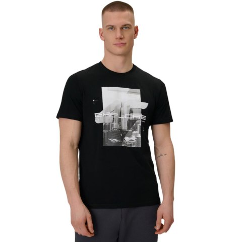 Koszulka męska 4F M2660 głęboka czerń 4FWSS26TTSHM2660 20S M 4F