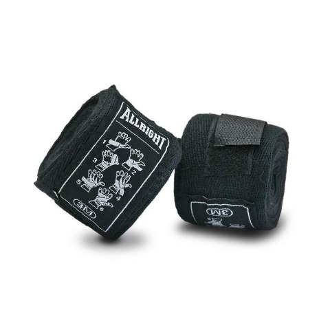 BANDAŻ BOKSERSKI 3m czarny BANDAŻ BOKSERSKI 3m czarny