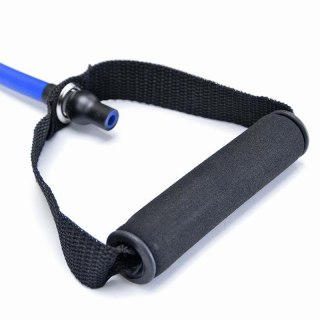 GUMA FITNESS Z UCHWYTAMI NIEBIESKA 09