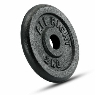 OBCIĄŻENIE ALLRIGHT CZARNE 2KG