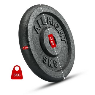 OBCIĄŻENIE ALLRIGHT CZARNE 5KG