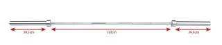 OLIMPIJSKI GRYF PROSTY 220cm 675kg