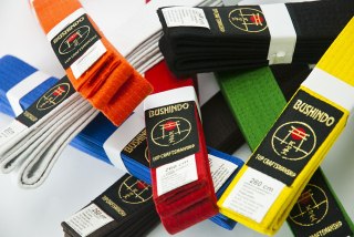 PAS DO KIMON 220cm żółty BUSHINDO