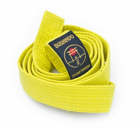 PAS DO KIMON 300cm żółty BUSHINDO