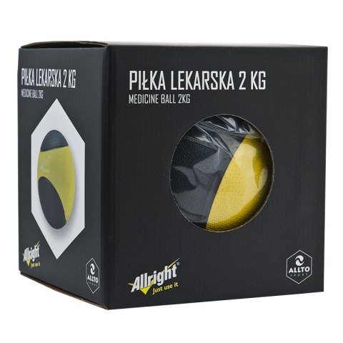 PIŁKA LEKARSKA 2 KG ALLRIGHT PIŁKA LEKARSKA 2 KG ALLRIGHT