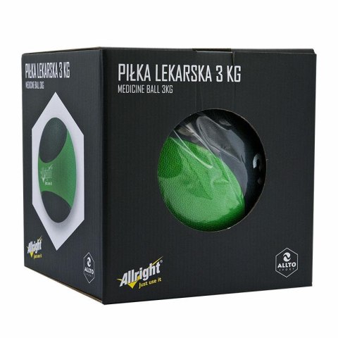 PIŁKA LEKARSKA 3 KG ALLRIGHT PIŁKA LEKARSKA 3 KG ALLRIGHT