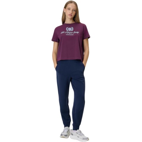 Koszulka damska 4F F2738 burgund 4FWSS26TTSHF2738 60S M 4F