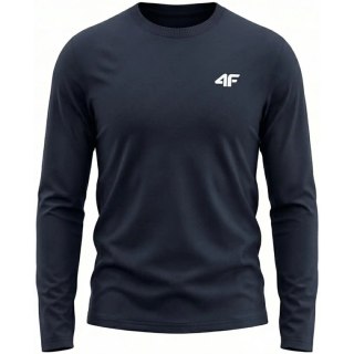 Koszulka męska 4F Longsleeve M611 granatowa 4FWMM00TLONM611 31S M 4F