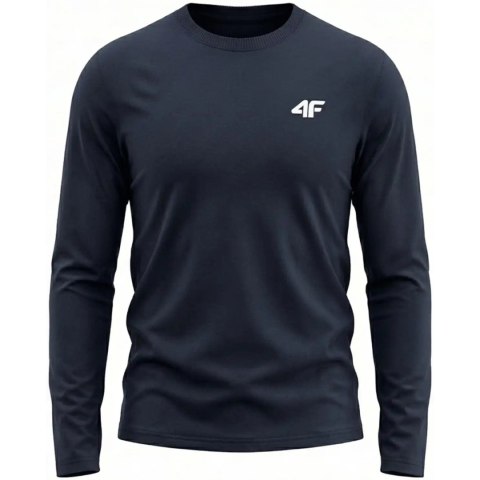 Koszulka męska 4F Longsleeve M611 granatowa 4FWMM00TLONM611 31S M 4F