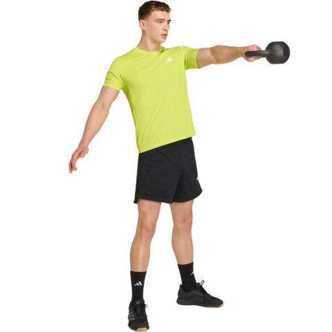 Koszulka męska adidas Workout Essentials Base limonkowa KD5472 2XL Adidas
