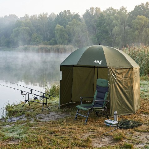 NC2702 KRZESŁO WĘDKARSKIE ZIELONO-CZARNE NILS CAMP NILS CAMP