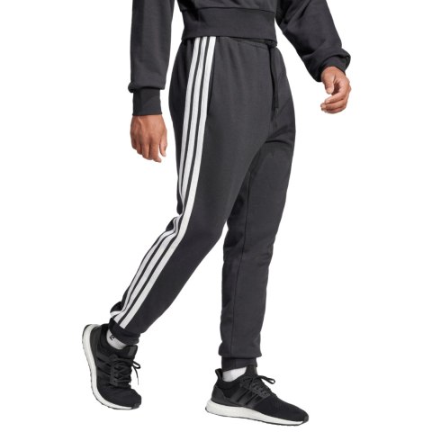 Spodnie męskie adidas Essential 3-Stripes French Terry czarne JD1881 L Adidas