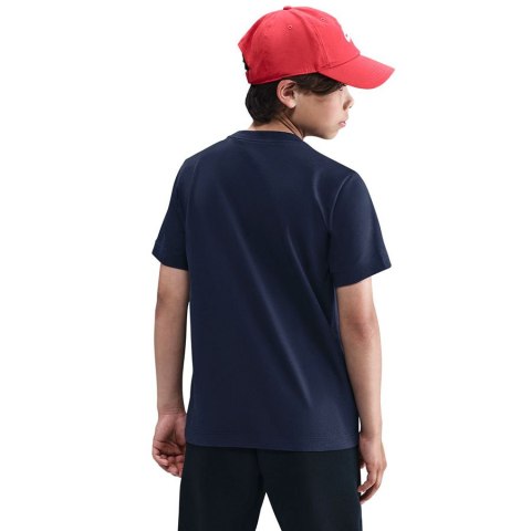 Koszulka Nike PSG Crest Tee Junior HV4987-410 L (147-158cm) granatowy Nike