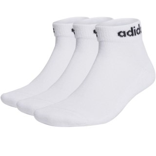 Skarpety adidas Linear Ankle Socks Cushioned Socks 3p białe HT3457 40-42 Adidas