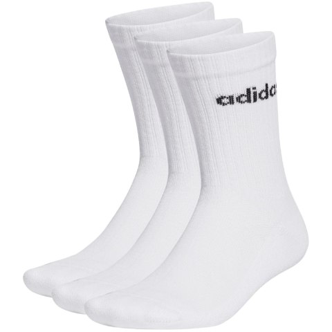 Skarpety adidas Linear Crew Cushioned Socks 3P białe HT3455 37-39 Adidas