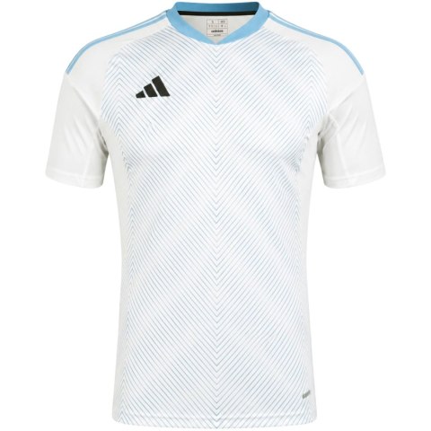 Koszulka męska adidas miCond22 Jersey biało-błękitna HB5392 2XL Adidas