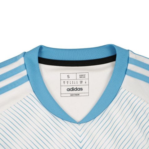 Koszulka męska adidas miCond22 Jersey biało-błękitna HB5392 2XL Adidas