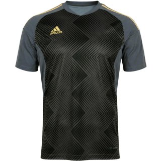 Koszulka męska adidas miCond22 Jersey szaro-czarna HB5392 L Adidas
