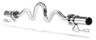 GRYF OLIMPIJSKI MOCNO GIĘTY 120cm 50mm
