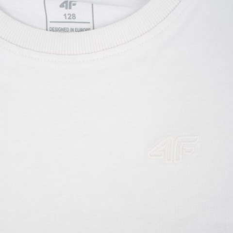 Koszulka dla dziewczynki Longsleeve 4F F460 biała 4FJWMM00TLONF460 10S 152cm 4F