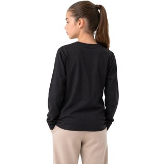 Koszulka dla dziewczynki Longsleeve 4F F460 głęboka czerń 4FJWMM00TLONF460 20S 146cm 4F